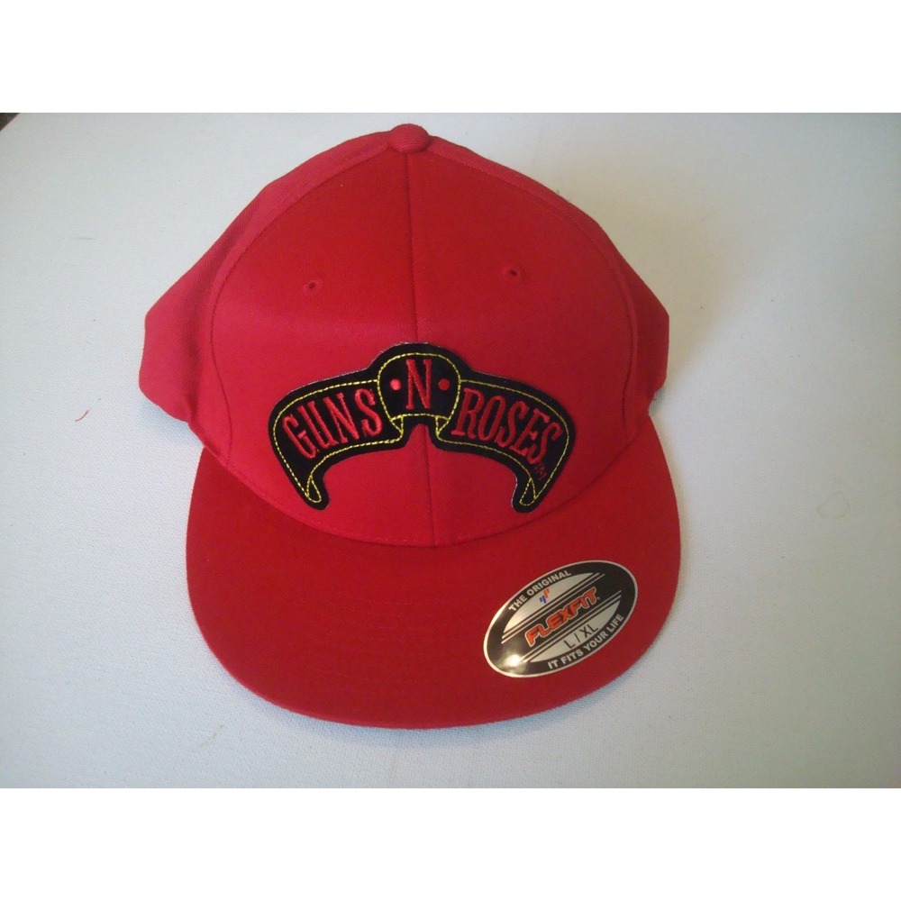 GUNS N ROSES  FITTED L/XL BEACH GOLF STBACK  00S Y2K  HAT CAP VINTAGE  C5